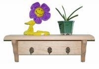 Wall Shelf With Hooks