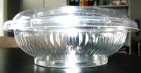 disposable plastic bowl with lid