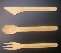 Disposable Bamboo Veneerware Cutlery - 100% Biodegradable