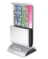 Calendar with color-changingbacklight Clock